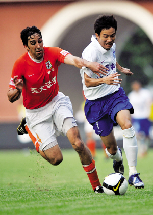 青岛队主场告捷，战胜陕西队的简单介绍